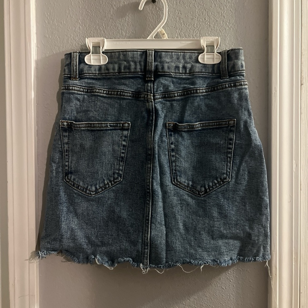 wild fable jean skirt